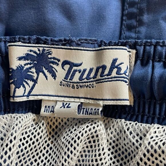 XL Trunks Blue Swim Trunks - Picture 2 of 4